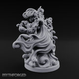 Souls Entwined Wailing Wraith Miniature for Dungeons and Dragons, Pathfinder or other TTRPGs