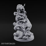 Souls Entwined Wailing Wraith Miniature for Dungeons and Dragons, Pathfinder or other TTRPGs