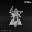 Hands In The Air Space Dwarf Bikers C Miniature for Dungeons and Dragons, Pathfinder or other TTRPGs
