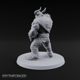 Spiked Mace Hoisting Troll Smasher Miniature for Dungeons and Dragons, Pathfinder or other TTRPGs