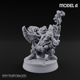 Smoke Venting Dwarf Gadgeteer Miniature for Dungeons and Dragons, Pathfinder or other TTRPGs
