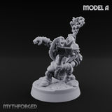 Smoke Venting Dwarf Gadgeteer A Miniature for Dungeons and Dragons, Pathfinder or other TTRPGs