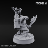 Smoke Venting Dwarf Gadgeteer A Miniature for Dungeons and Dragons, Pathfinder or other TTRPGs