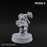 Smoke Venting Dwarf Gadgeteer Miniature for Dungeons and Dragons, Pathfinder or other TTRPGs