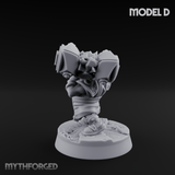 Smoke Venting Dwarf Gadgeteer D Miniature for Dungeons and Dragons, Pathfinder or other TTRPGs