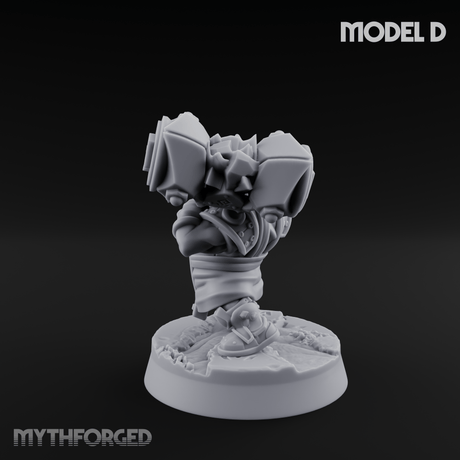 Smoke Venting Dwarf Gadgeteer D Miniature for Dungeons and Dragons, Pathfinder or other TTRPGs