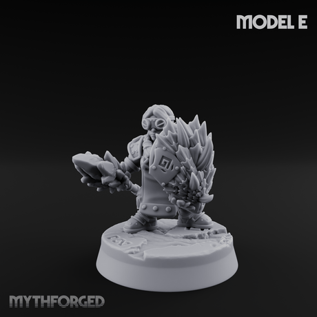 Smoke Venting Dwarf Gadgeteer Miniature for Dungeons and Dragons, Pathfinder or other TTRPGs