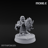Smoke Venting Dwarf Gadgeteer Miniature for Dungeons and Dragons, Pathfinder or other TTRPGs