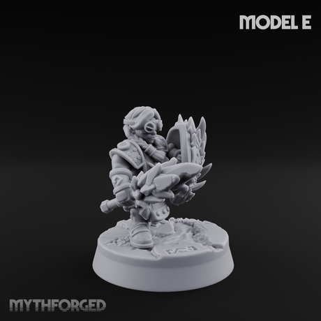 Smoke Venting Dwarf Gadgeteer E Miniature for Dungeons and Dragons, Pathfinder or other TTRPGs