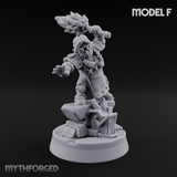 Smoke Venting Dwarf Gadgeteer Miniature for Dungeons and Dragons, Pathfinder or other TTRPGs