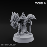 Smoke Venting Dwarf Gadgeteer Miniature for Dungeons and Dragons, Pathfinder or other TTRPGs