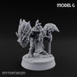 Smoke Venting Dwarf Gadgeteer G Miniature for Dungeons and Dragons, Pathfinder or other TTRPGs
