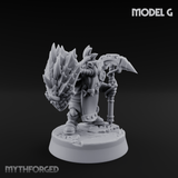 Smoke Venting Dwarf Gadgeteer Miniature for Dungeons and Dragons, Pathfinder or other TTRPGs