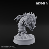 Smoke Venting Dwarf Gadgeteer G Miniature for Dungeons and Dragons, Pathfinder or other TTRPGs