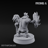 Smoke Venting Dwarf Gadgeteer G Miniature for Dungeons and Dragons, Pathfinder or other TTRPGs