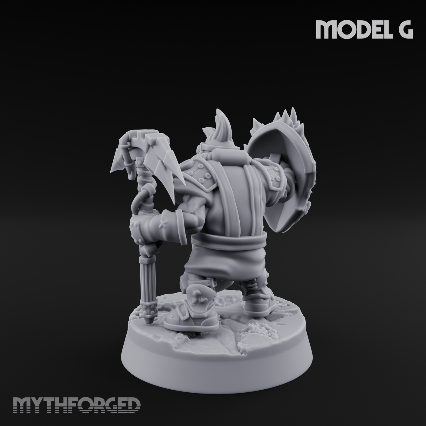 Smoke Venting Dwarf Gadgeteer G Miniature for Dungeons and Dragons, Pathfinder or other TTRPGs