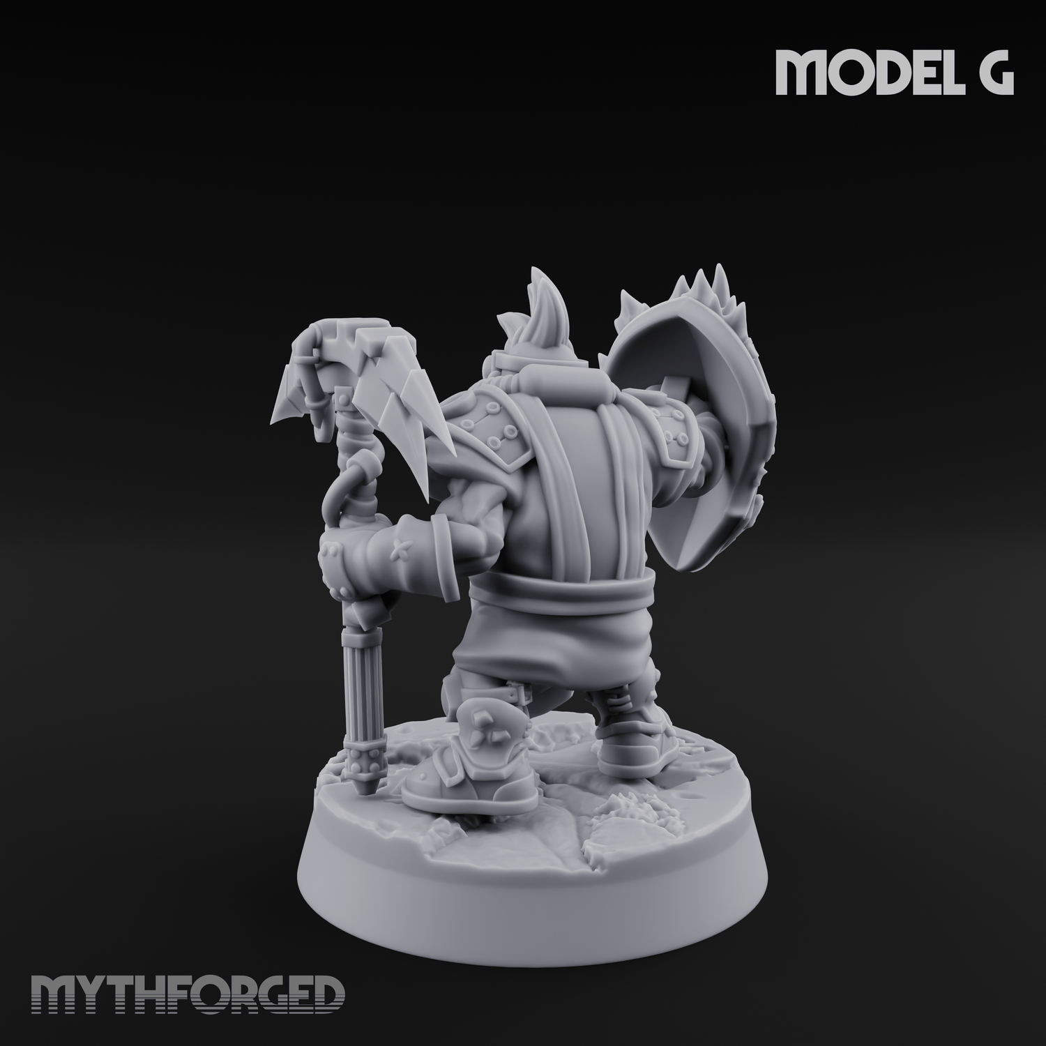 Smoke Venting Dwarf Gadgeteer G Miniature for Dungeons and Dragons, Pathfinder or other TTRPGs
