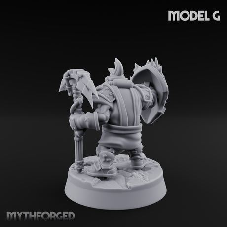 Smoke Venting Dwarf Gadgeteer G Miniature for Dungeons and Dragons, Pathfinder or other TTRPGs
