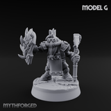 Smoke Venting Dwarf Gadgeteer G Miniature for Dungeons and Dragons, Pathfinder or other TTRPGs