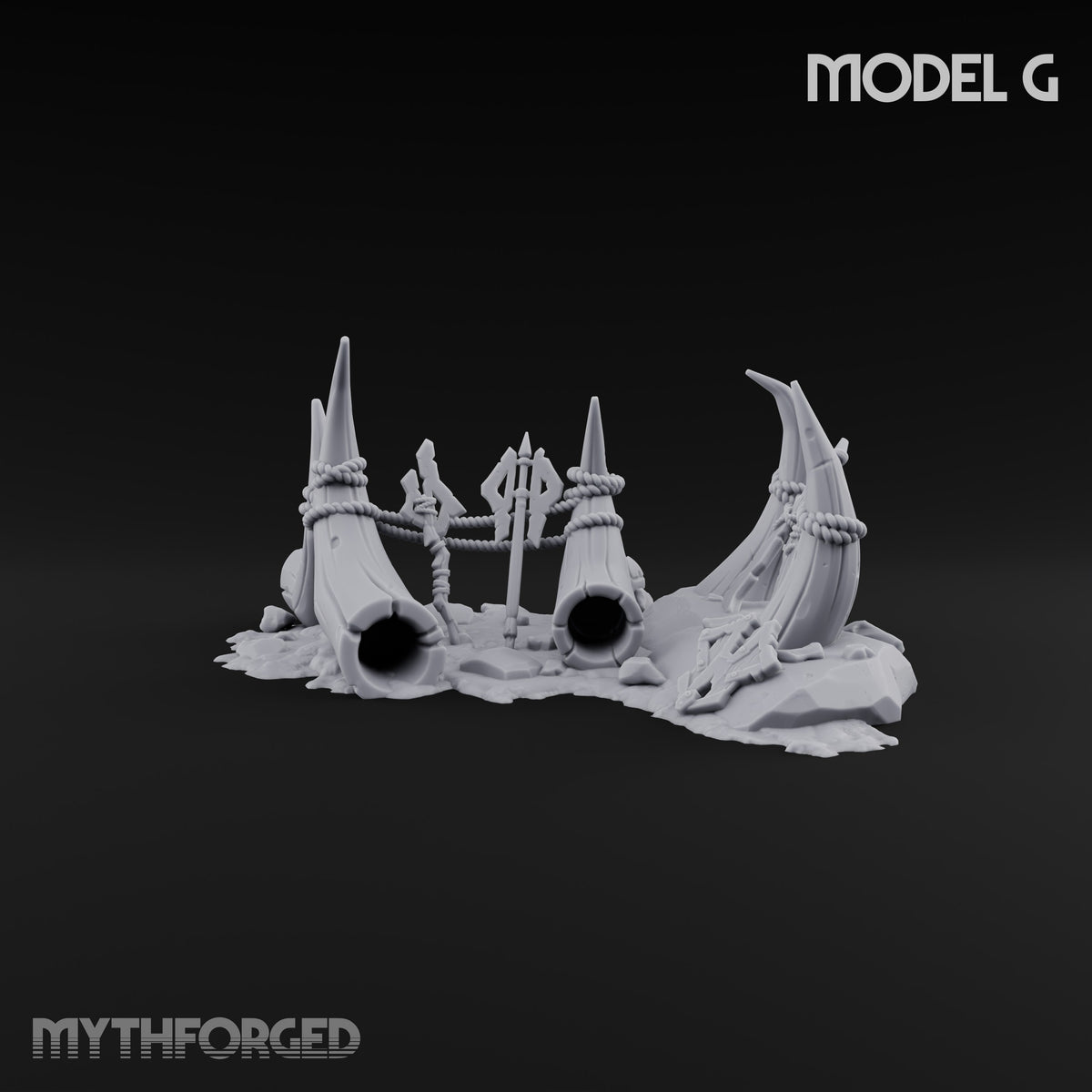 Where the Badlands Grow Teeth Horned Badlands Terrain Piece G