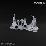 Where the Badlands Grow Teeth Horned Badlands Terrain Piece G