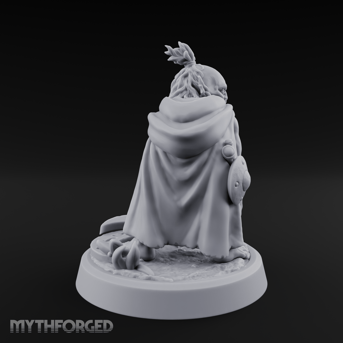 Crouching And Scheming Goblin Rogue Skulker Miniature for Dungeons and Dragons, Pathfinder or other TTRPGs