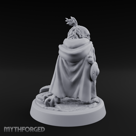Crouching And Scheming Goblin Rogue Skulker Miniature for Dungeons and Dragons, Pathfinder or other TTRPGs