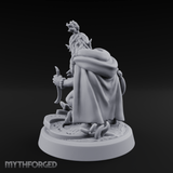 Crouching And Scheming Goblin Rogue Skulker Miniature for Dungeons and Dragons, Pathfinder or other TTRPGs