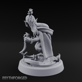 Crouching And Scheming Goblin Rogue Skulker Miniature for Dungeons and Dragons, Pathfinder or other TTRPGs