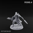 Spear And Shield Lunging Human Spear Warrior Model A Miniature for Dungeons and Dragons, Pathfinder or other TTRPGs