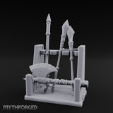 Spear-Racked Rope-Lashed Tribal Weapon Stand gallery 1