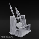 Spear-Racked Rope-Lashed Tribal Weapon Stand gallery 3