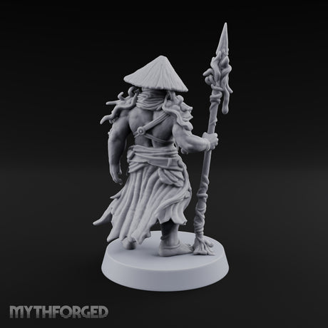 Hat Low, Spear Lower Myconid Spear Warrior A
