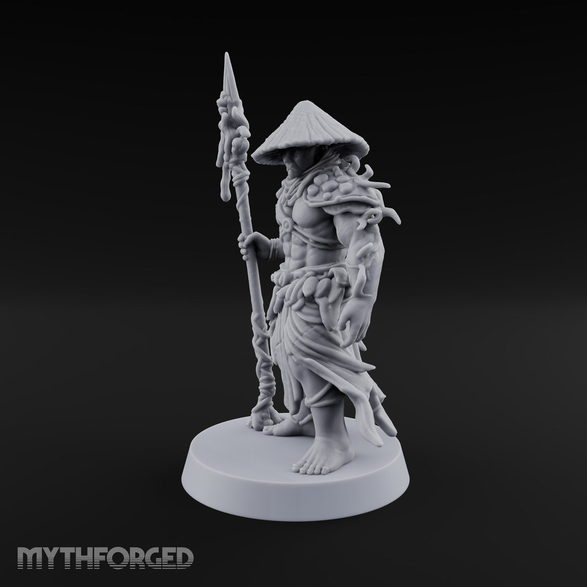 Hat Low, Spear Lower Myconid Spear Warrior A