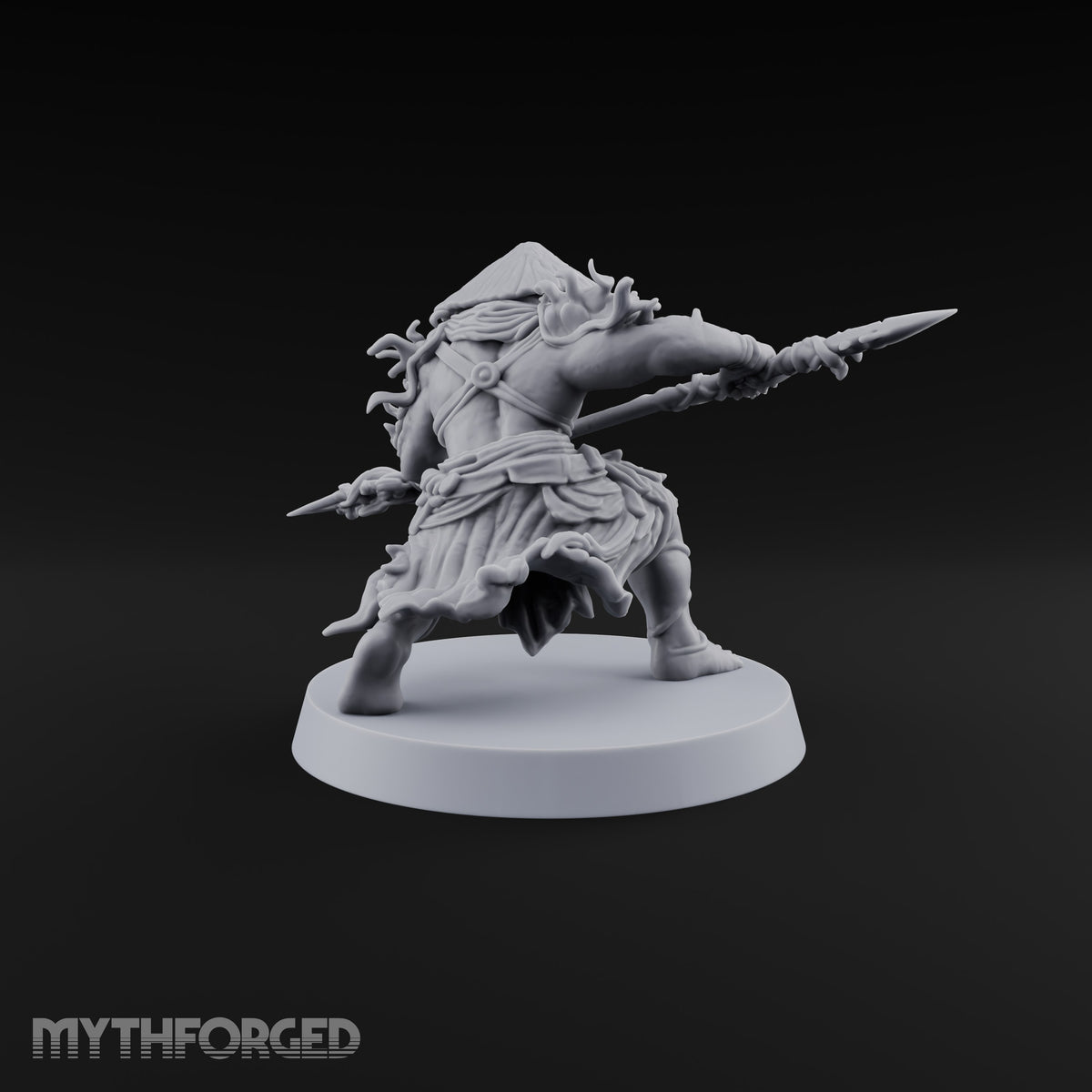 Hat Low, Spear Lower Myconid Spear Warrior B