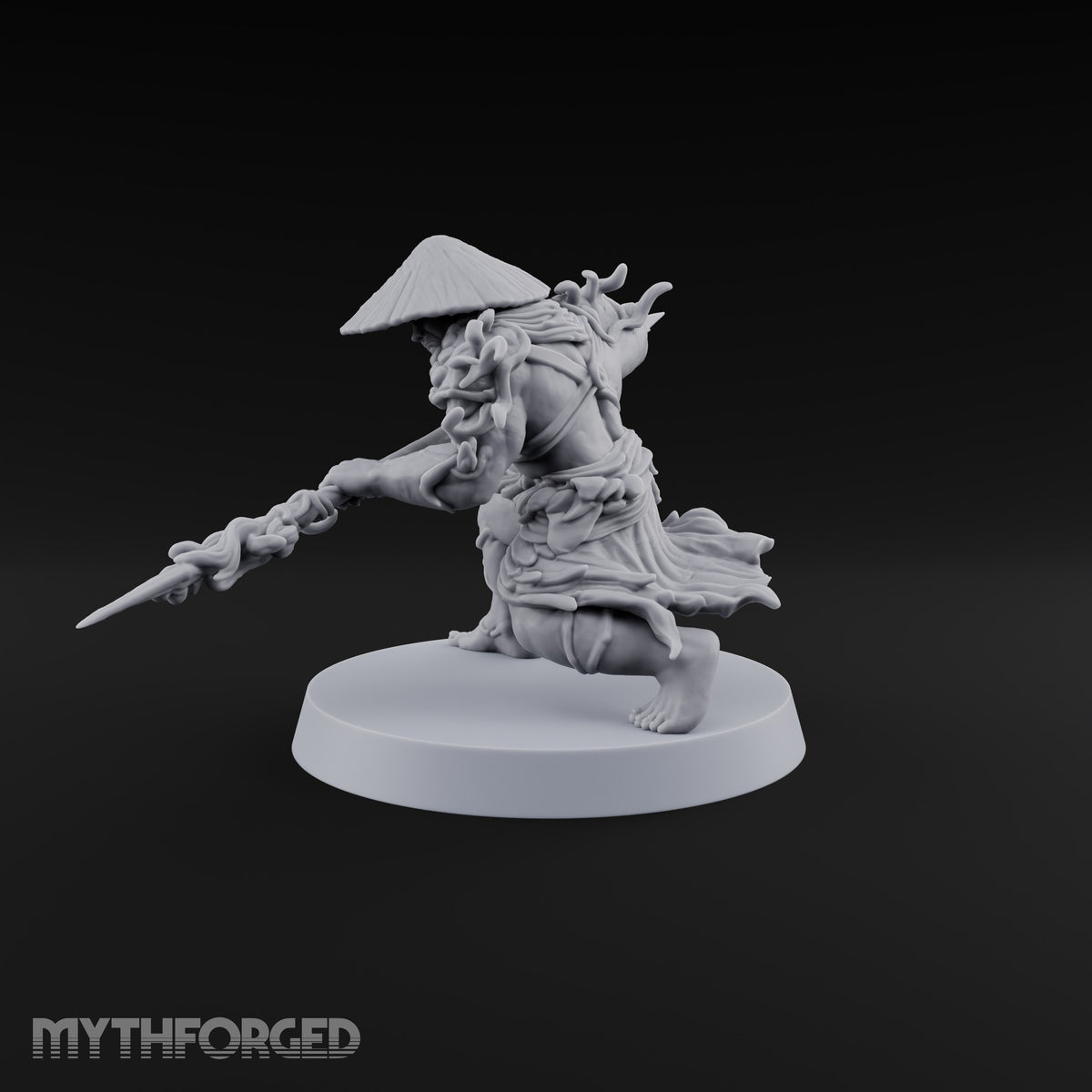 Hat Low, Spear Lower Myconid Spear Warrior B