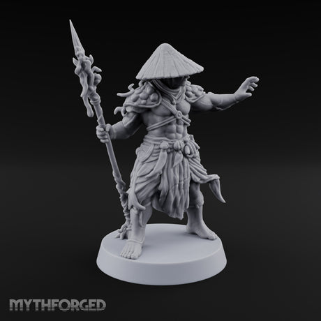 Hat Low, Spear Lower Myconid Spear Warriors — C