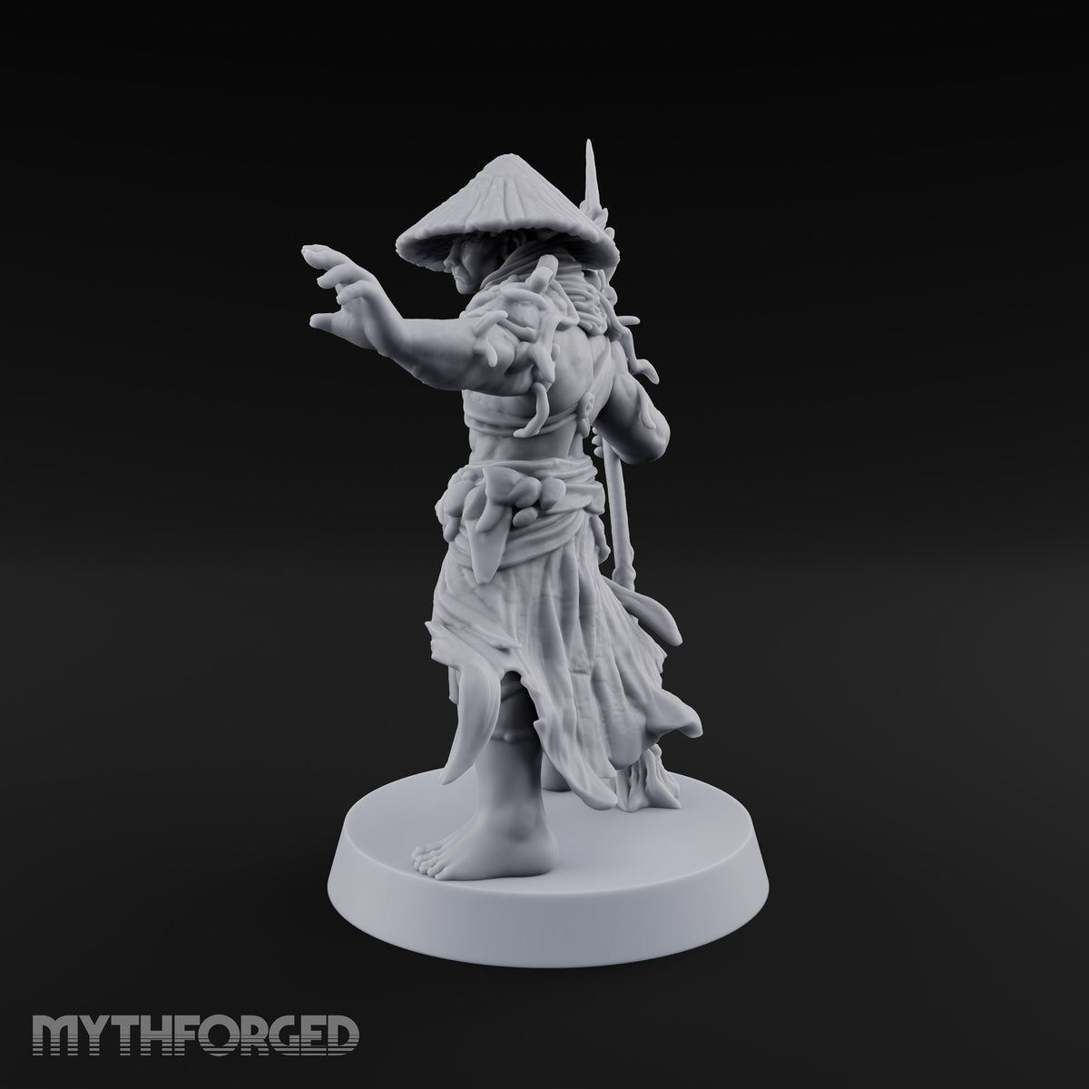 Hat Low, Spear Lower Myconid Spear Warrior C
