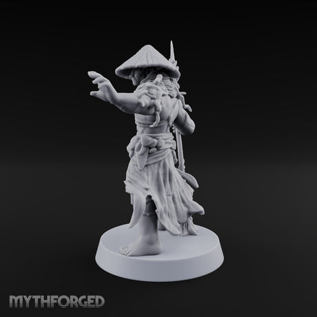 Hat Low, Spear Lower Myconid Spear Warrior C