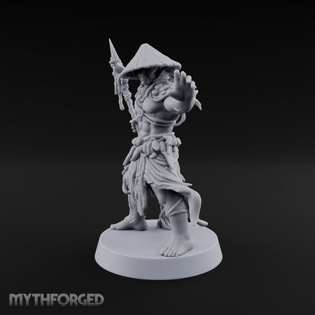 Hat Low, Spear Lower Myconid Spear Warrior C
