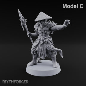Hat Low, Spear Lower Myconid Spear Warrior C