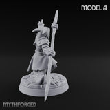 Spear Thrusting Kobold Spear Fighter A Miniature for Dungeons and Dragons, Pathfinder or other TTRPGs