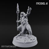Spear Thrusting Kobold Spear Fighter A Miniature for Dungeons and Dragons, Pathfinder or other TTRPGs