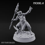 Spear Thrusting Kobold Spear Fighter A Miniature for Dungeons and Dragons, Pathfinder or other TTRPGs