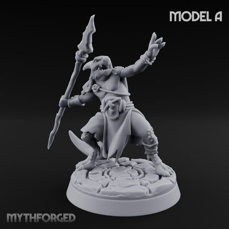 Spear Thrusting Kobold Spear Fighter A Miniature for Dungeons and Dragons, Pathfinder or other TTRPGs