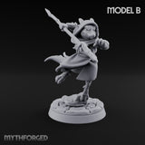 Spear Thrusting Kobold Spear Fighter B Miniature for Dungeons and Dragons, Pathfinder or other TTRPGs
