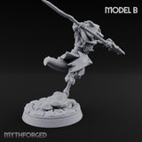 Spear Thrusting Kobold Spear Fighters Miniature for Dungeons and Dragons, Pathfinder or other TTRPGs