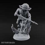 Speargun Levelled Human Deep Sea Diver Miniature for Dungeons and Dragons, Pathfinder or other TTRPGs