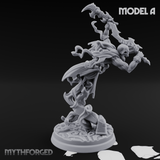 Clawing Through The Veil Specter Wraiths Miniature for Dungeons and Dragons, Pathfinder or other TTRPGs