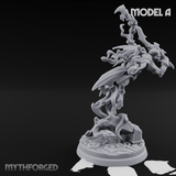 Clawing Through The Veil Specter Wraiths Miniature for Dungeons and Dragons, Pathfinder or other TTRPGs